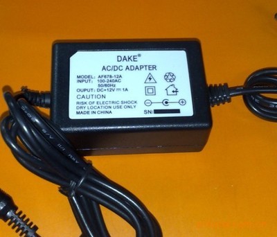 12V1A双线电源适配器 监控摄像机稳定供电的专业之选